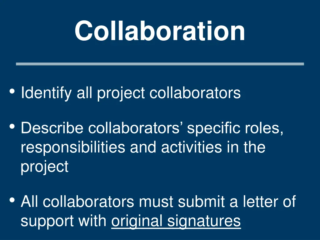collaboration