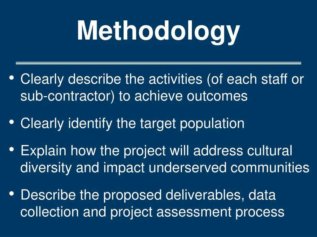 methodology