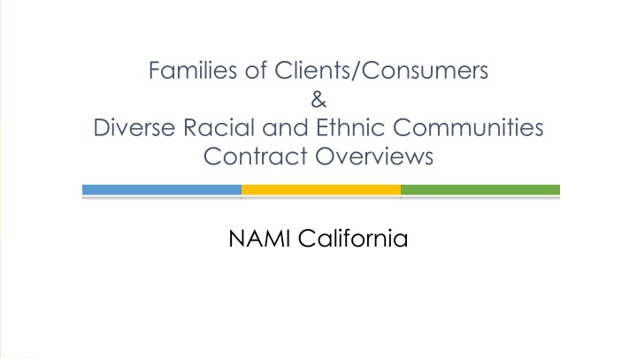 families of clients consumers diverse racial