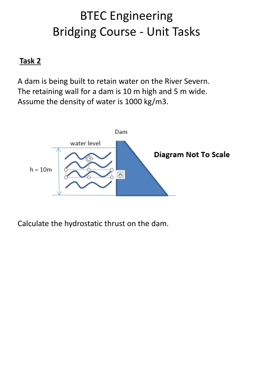 btec engineering bridging course unit tasks 4