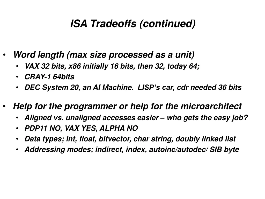 isa tradeoffs continued 4