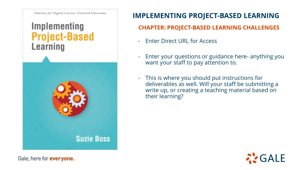 implementing project based learning