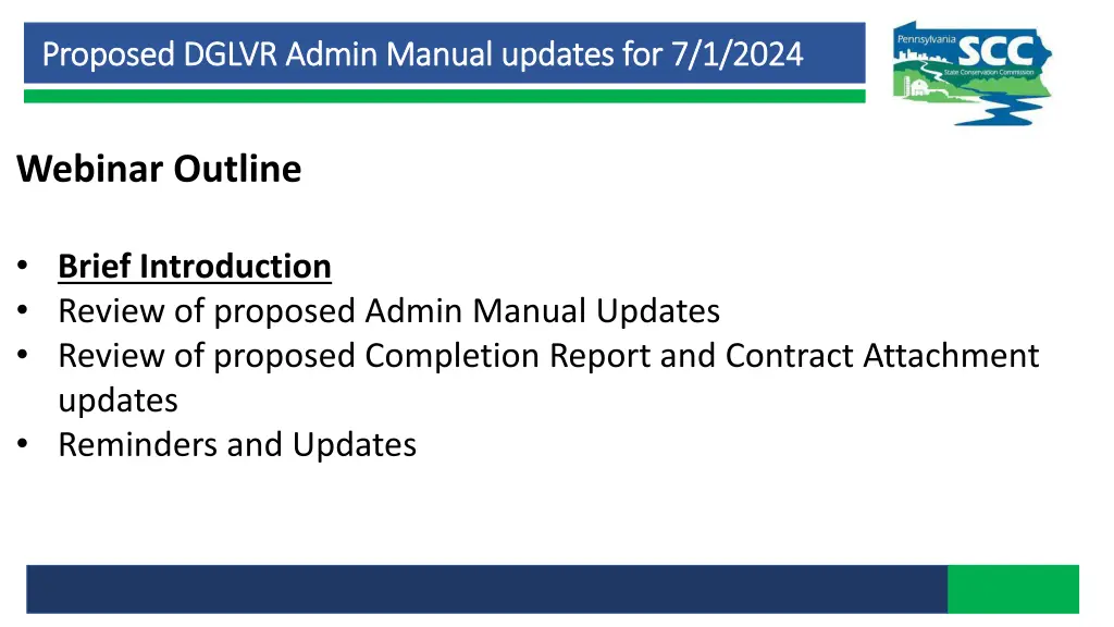 proposed dglvr admin manual updates for 7 1 2024