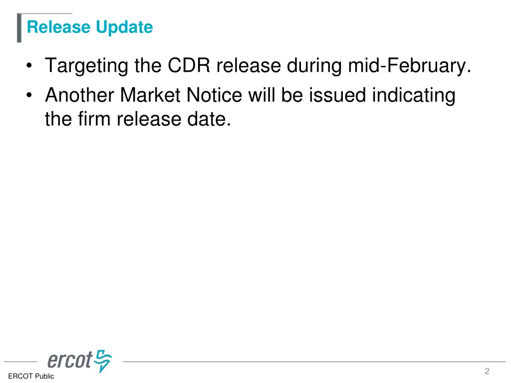 release update