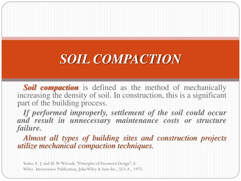 soil compaction