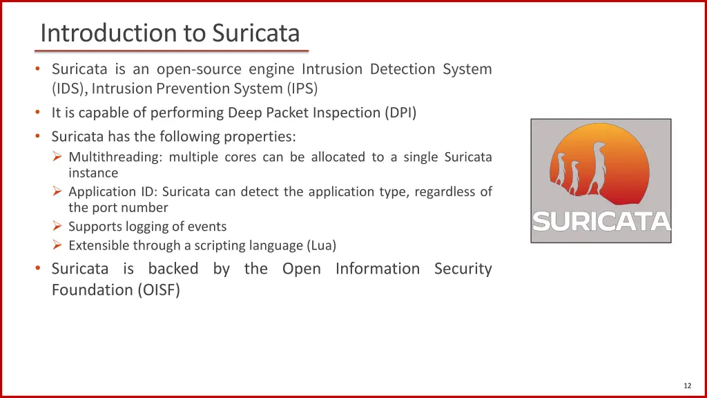 introduction to suricata