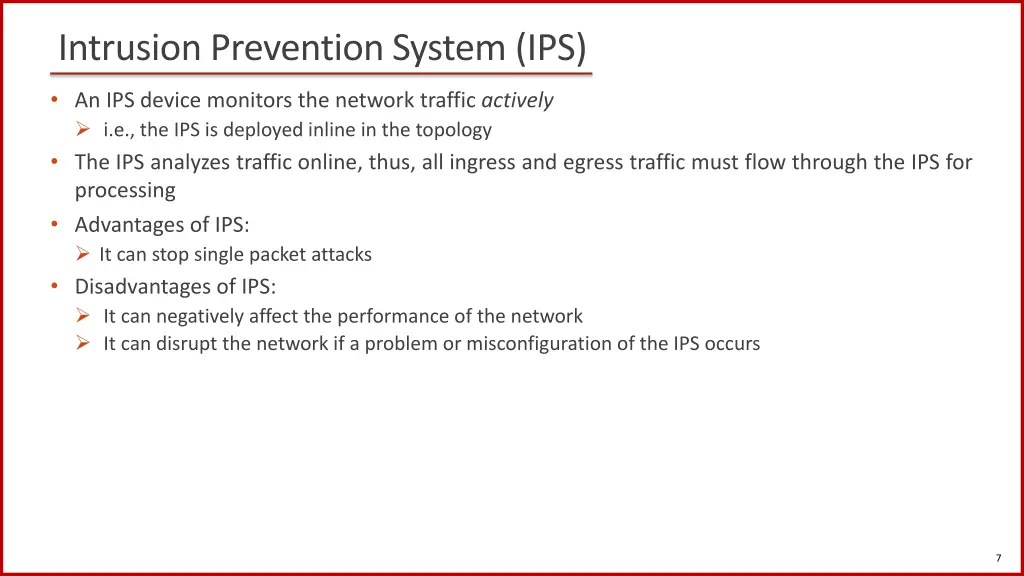 intrusion prevention system ips
