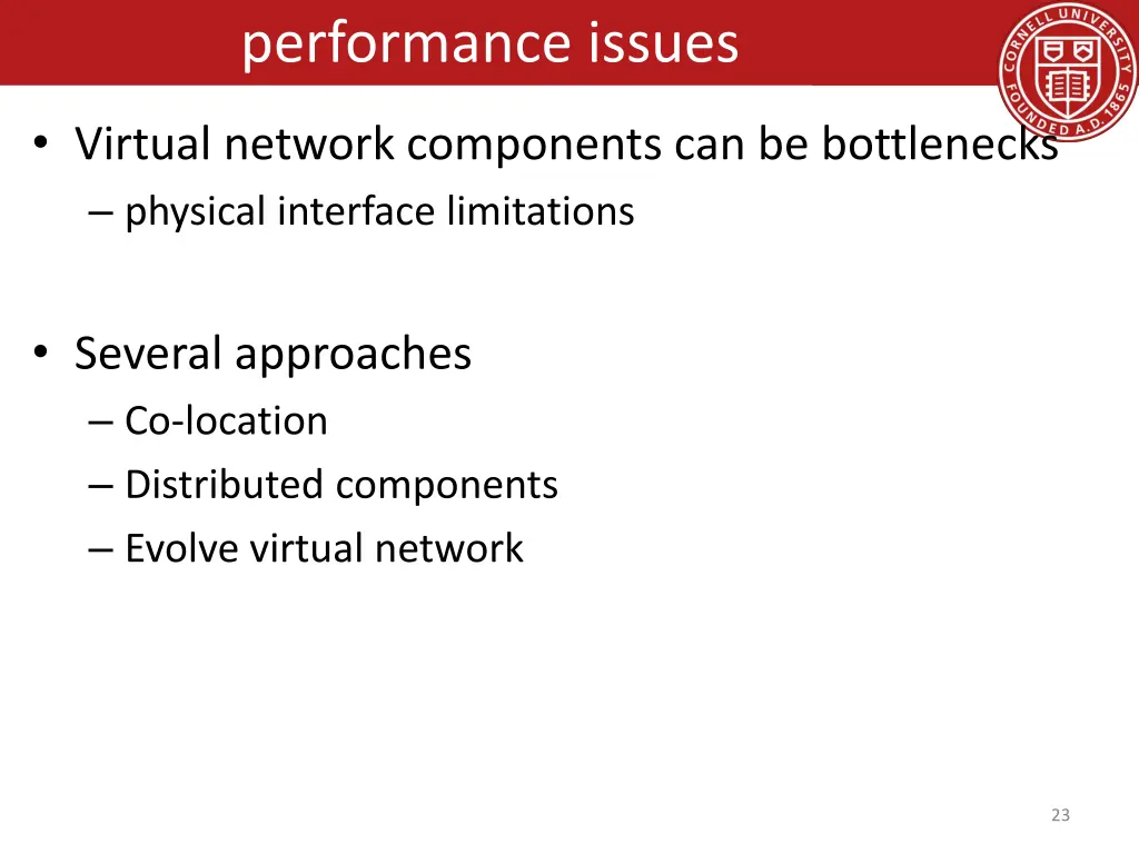 performance issues