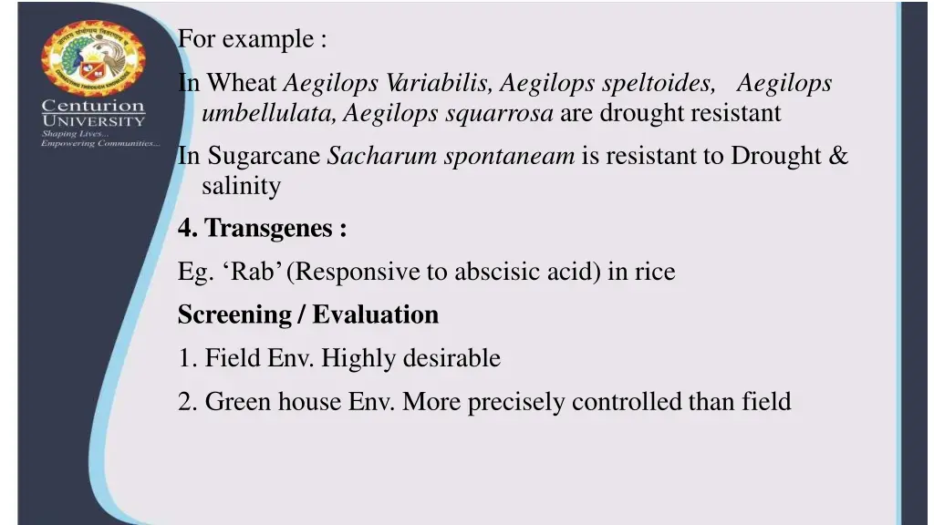 for example in wheat aegilops v ariabilis