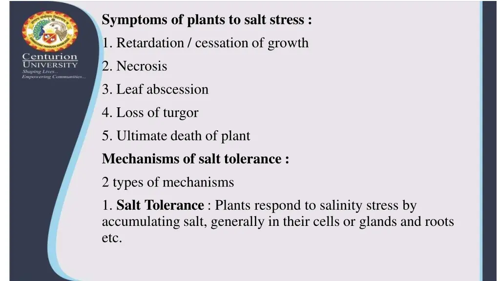 symptoms of plants to salt stress 1 retardation