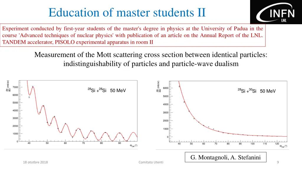 education of master students ii