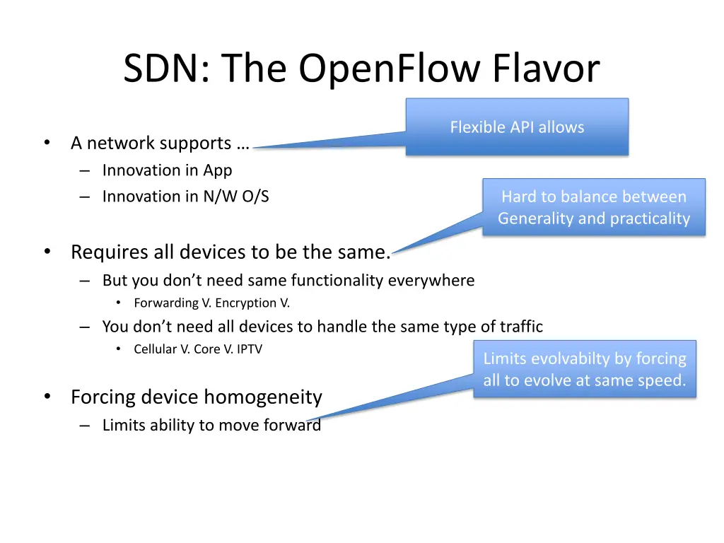 sdn the openflow flavor 1