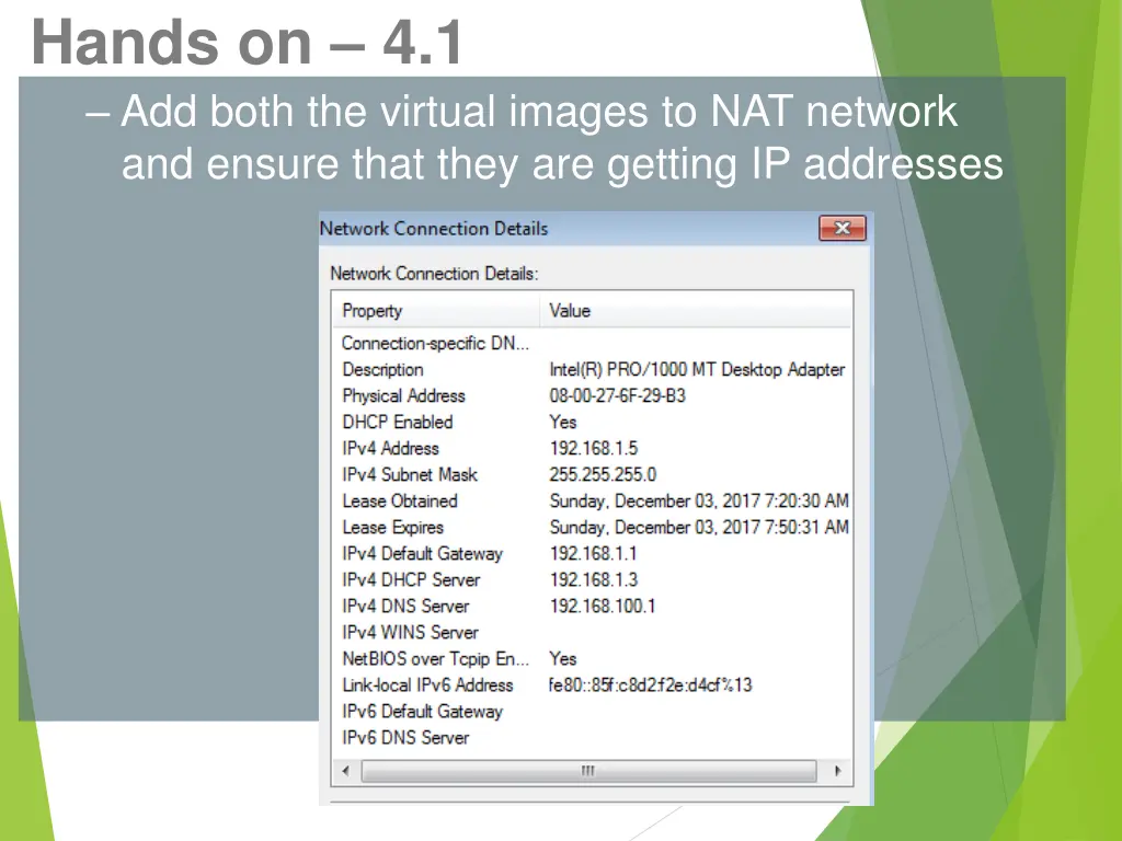 hands on 4 1 add both the virtual images