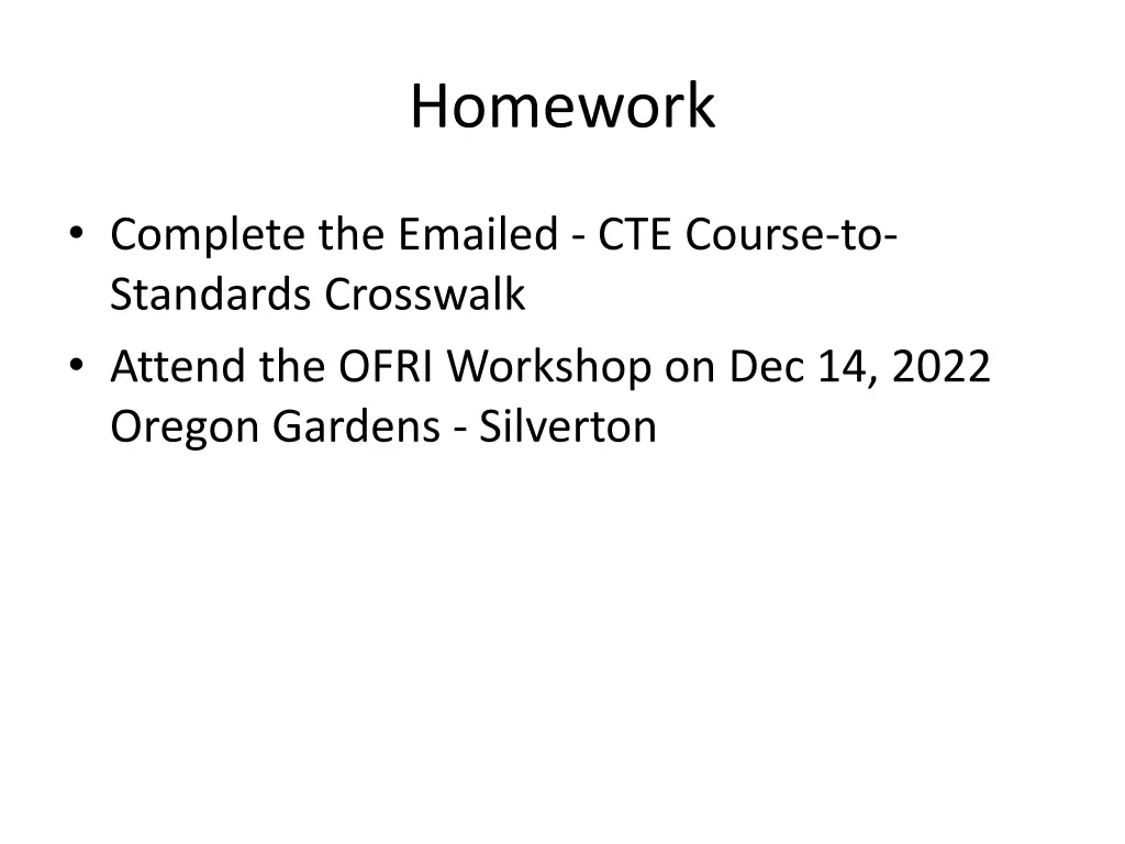 homework