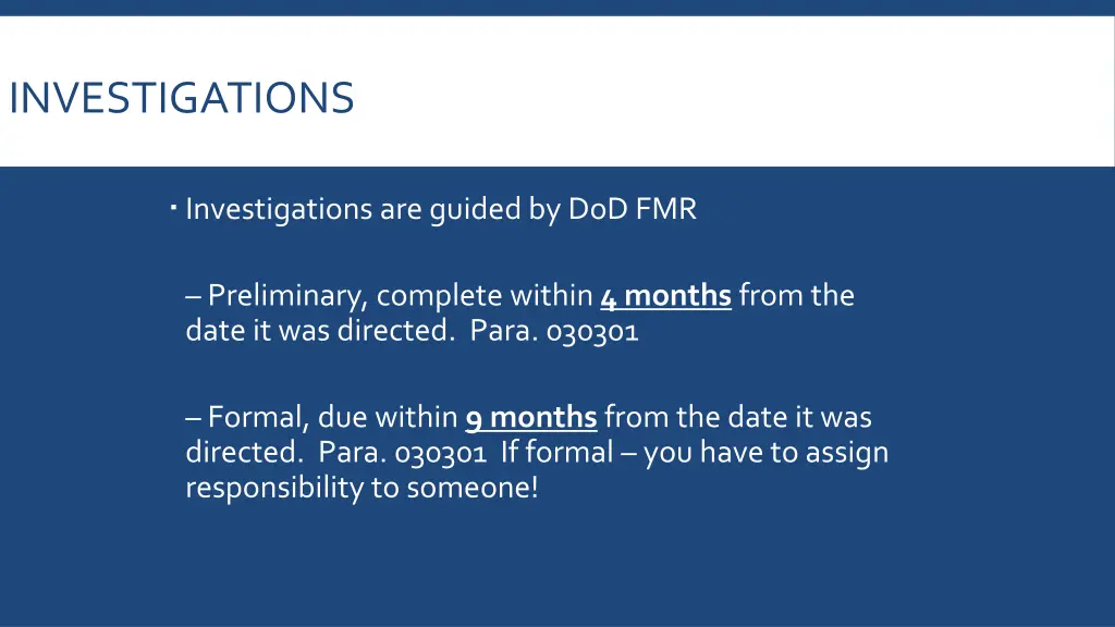 investigations 1