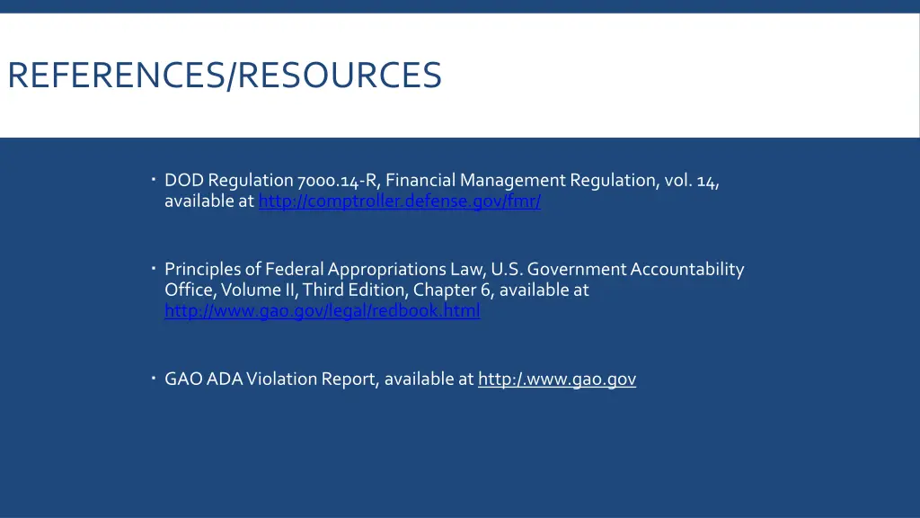 references resources 1