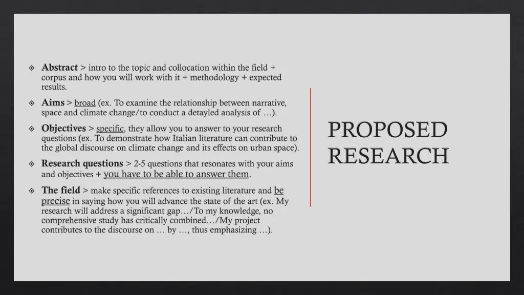 abstract intro to the topic and collocation