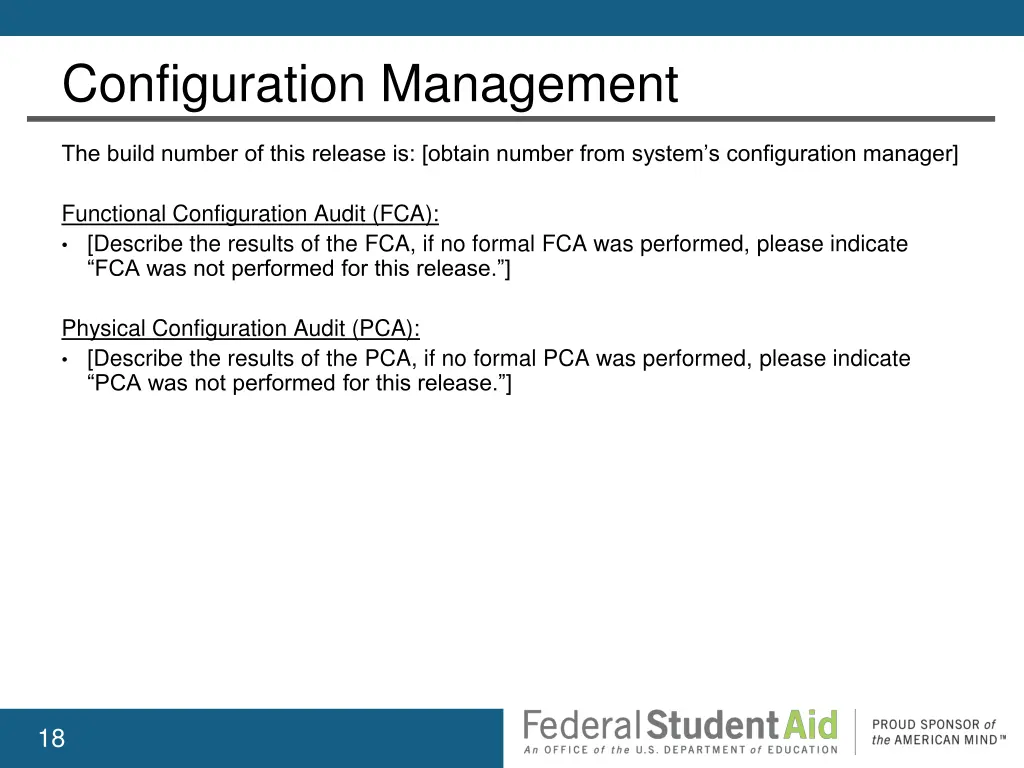 configuration management