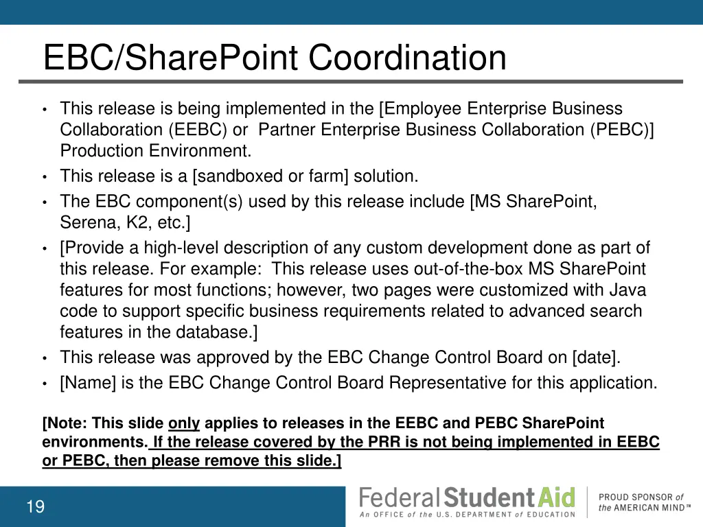 ebc sharepoint coordination