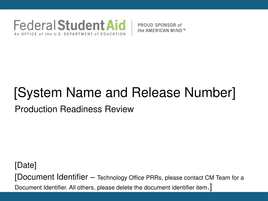 system name and release number