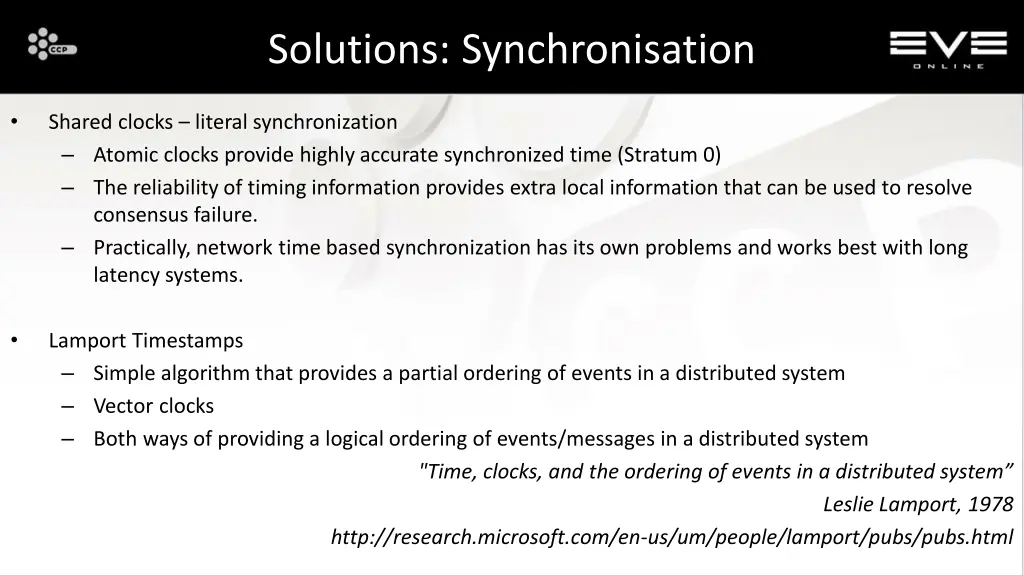 solutions synchronisation