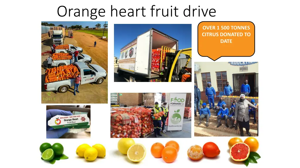 orange heart fruit drive
