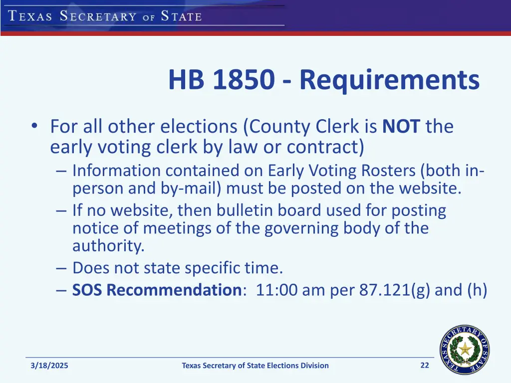 hb 1850 requirements 1