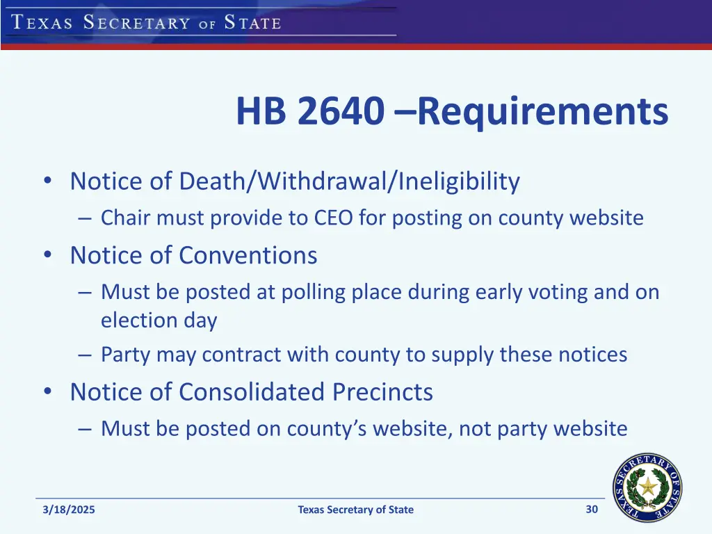 hb 2640 requirements 1