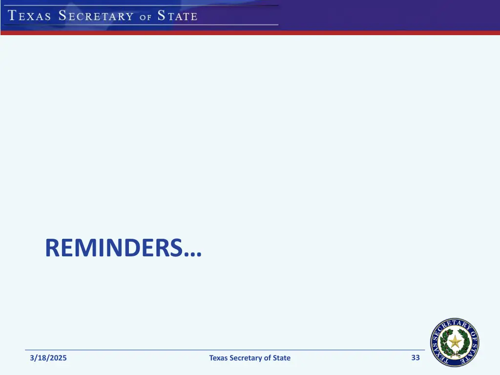 reminders