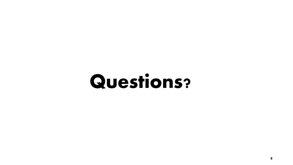 questions