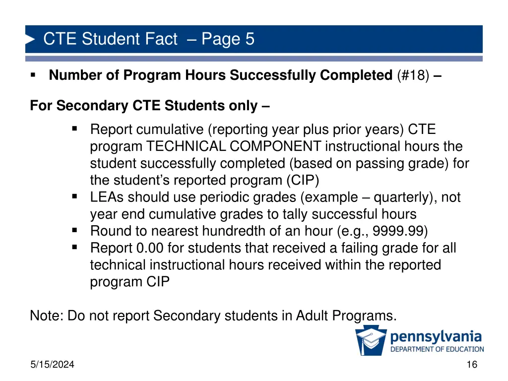 cte student fact page 5