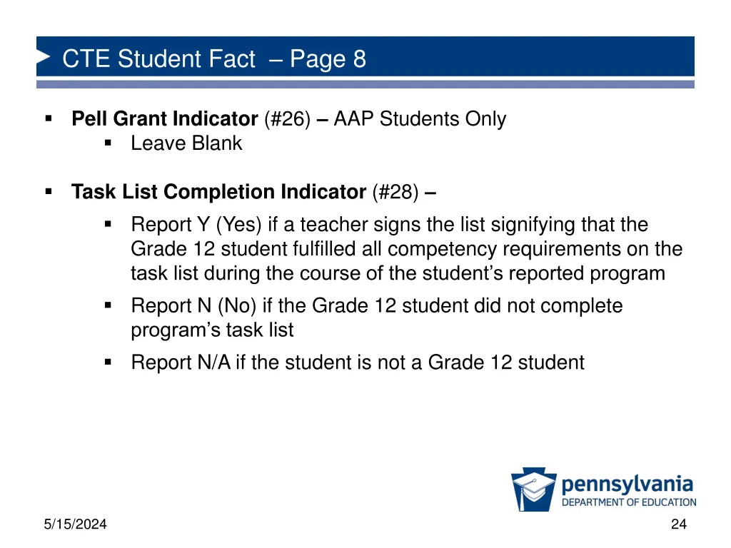 cte student fact page 8