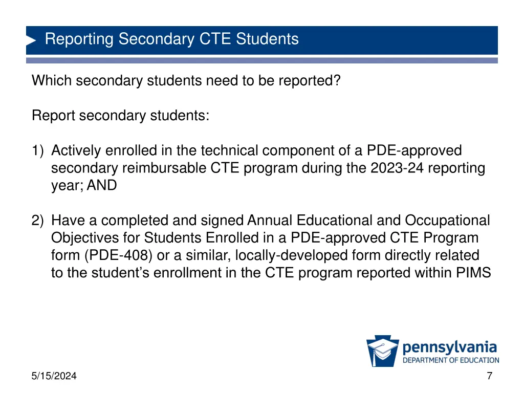 reporting secondary cte students 1