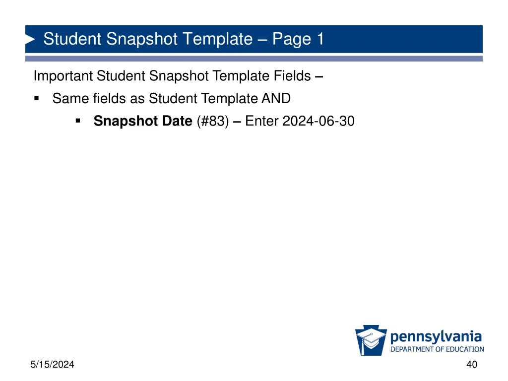 student snapshot template page 1 1