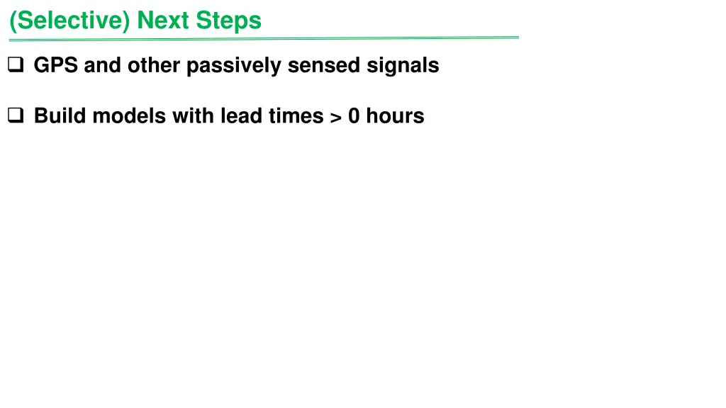 selective next steps 1