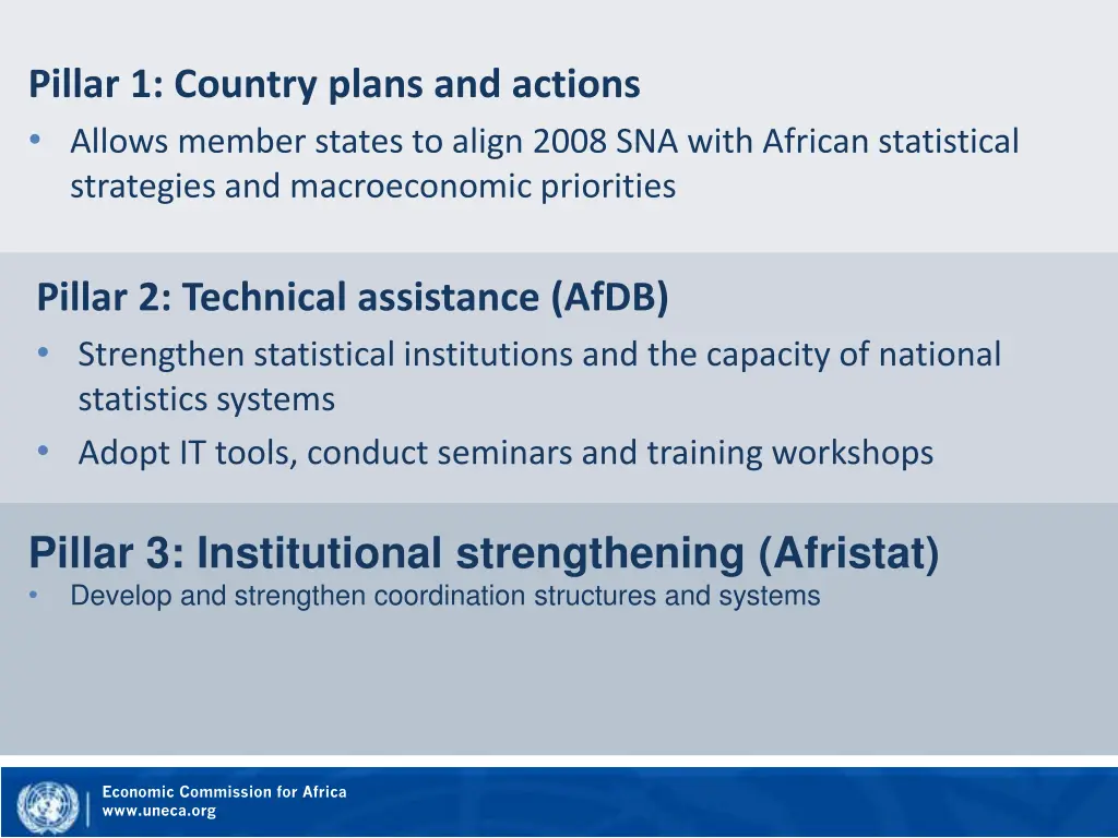 pillar 1 country plans and actions allows member