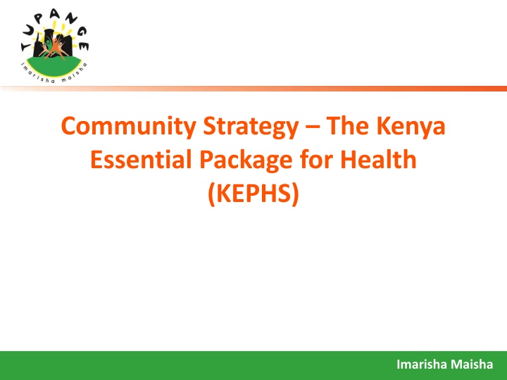 community strategy the kenya essential package