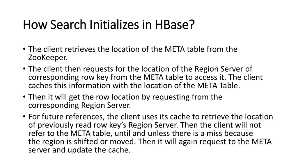 how search initializes how search initializes in