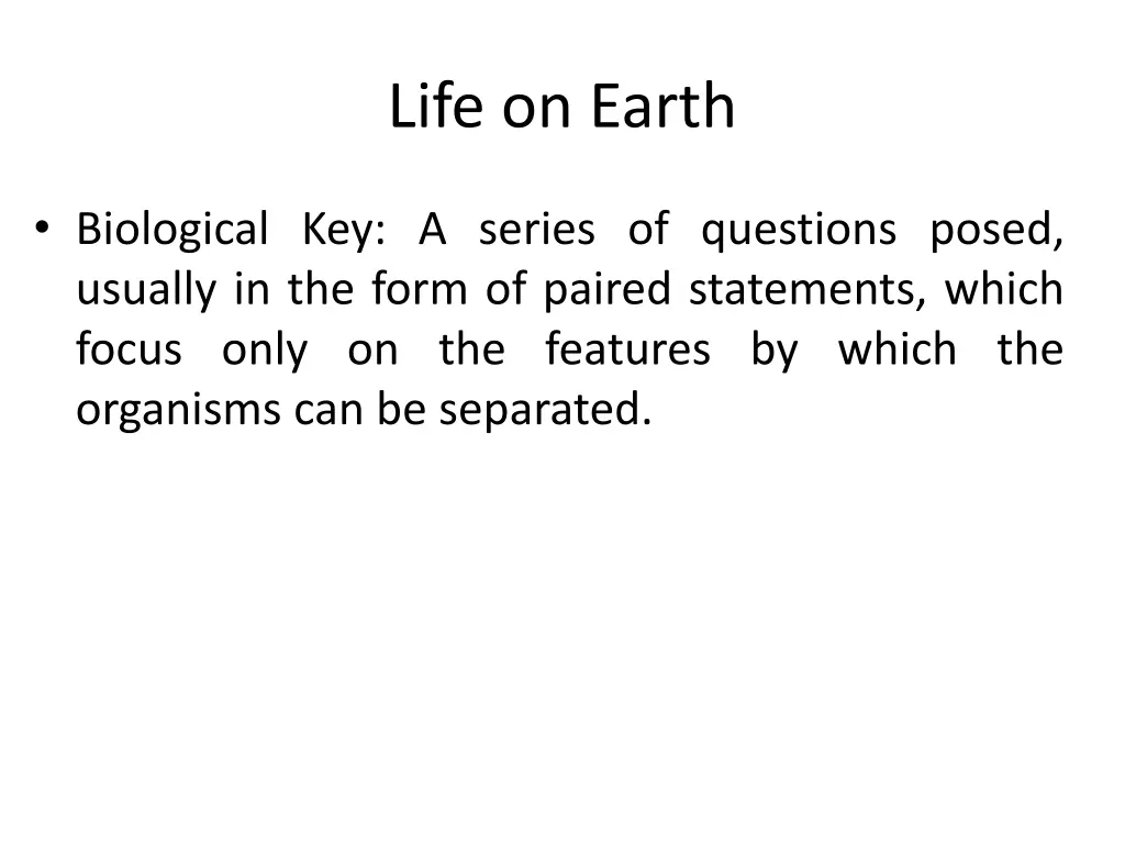 life on earth 4