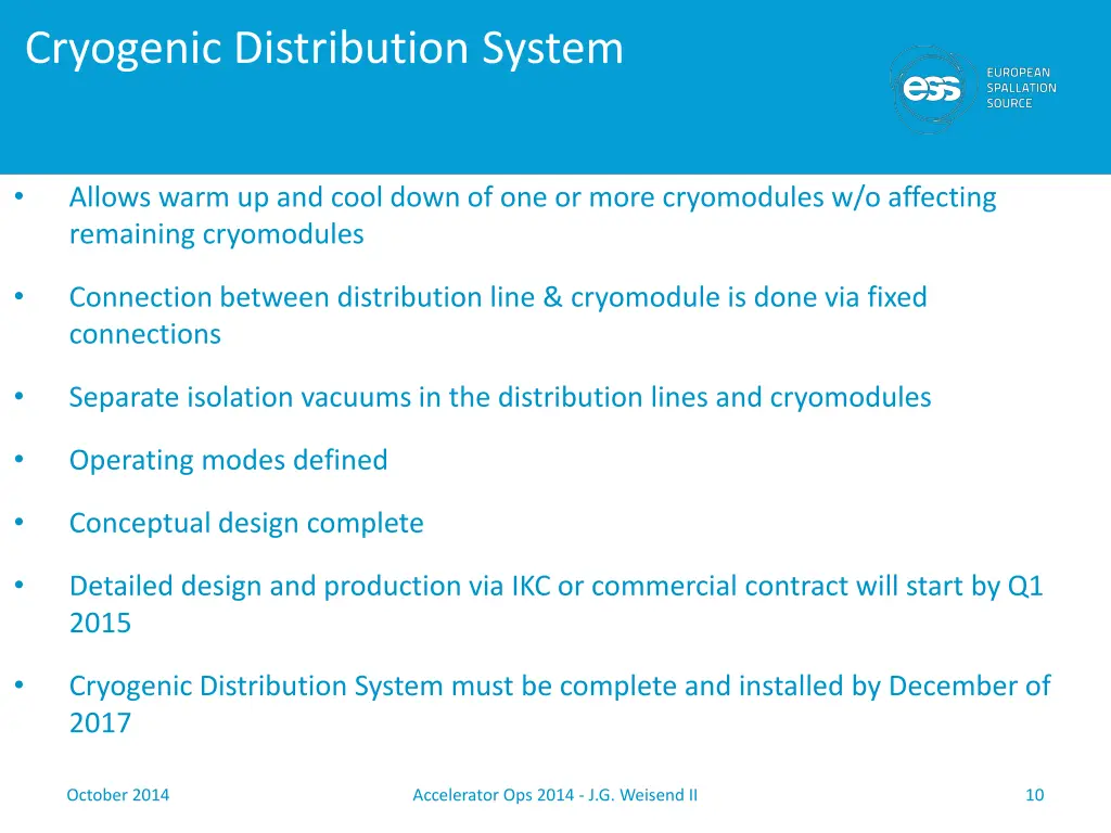 cryogenic distribution system