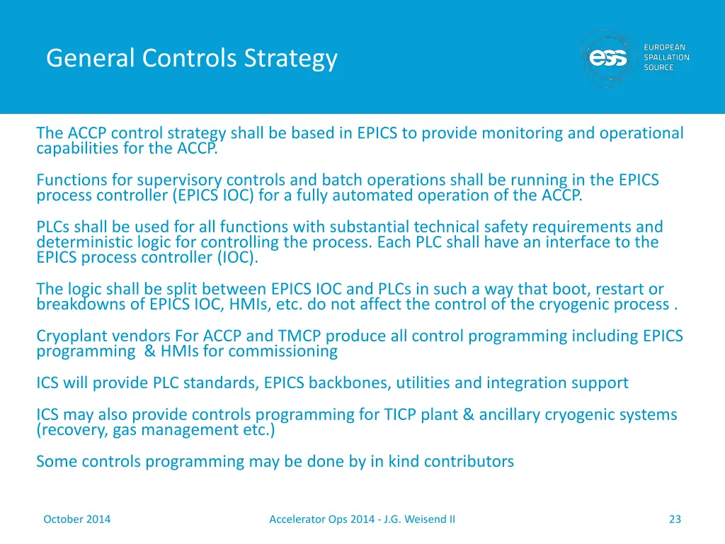 general controls strategy