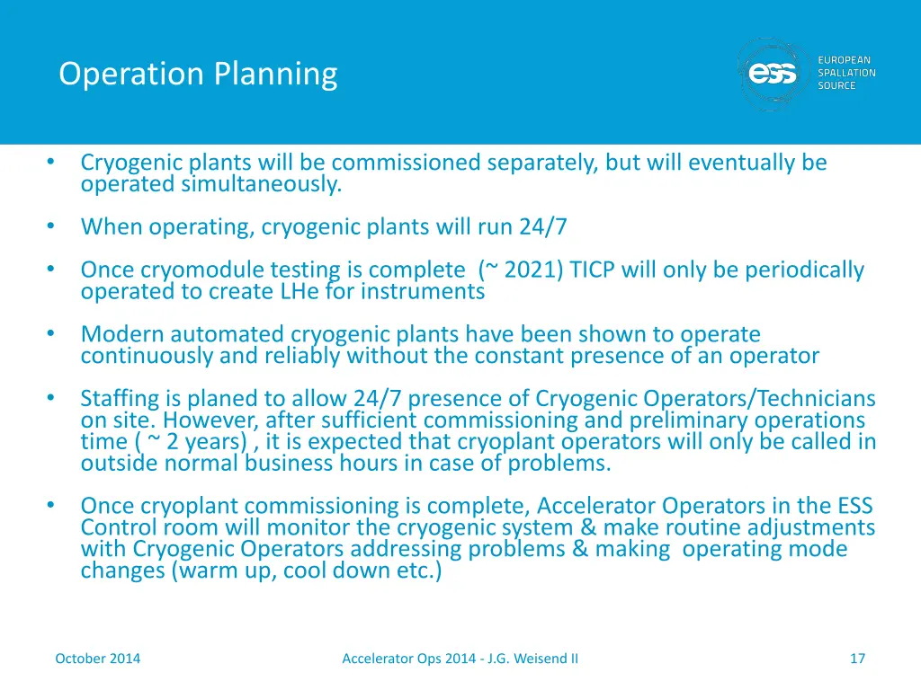 operation planning
