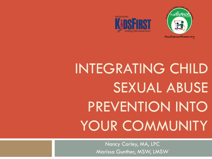 integrating child sexual abuse prevention into