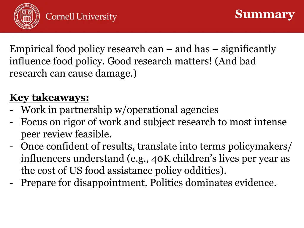 summary