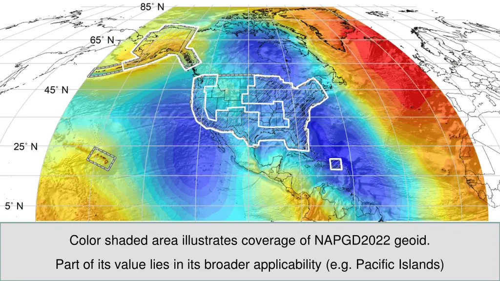 color shaded area illustrates coverage