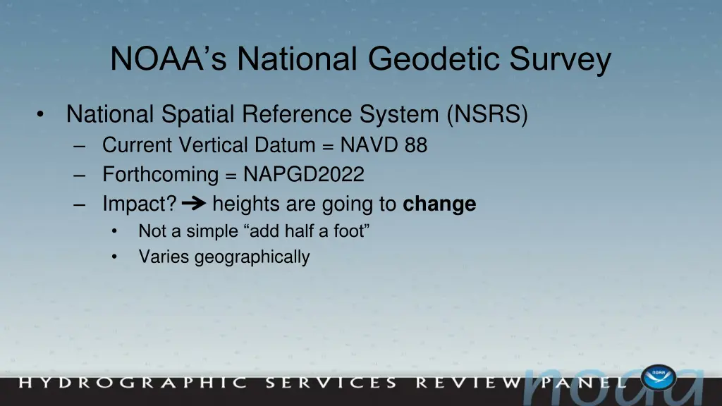 noaa s national geodetic survey