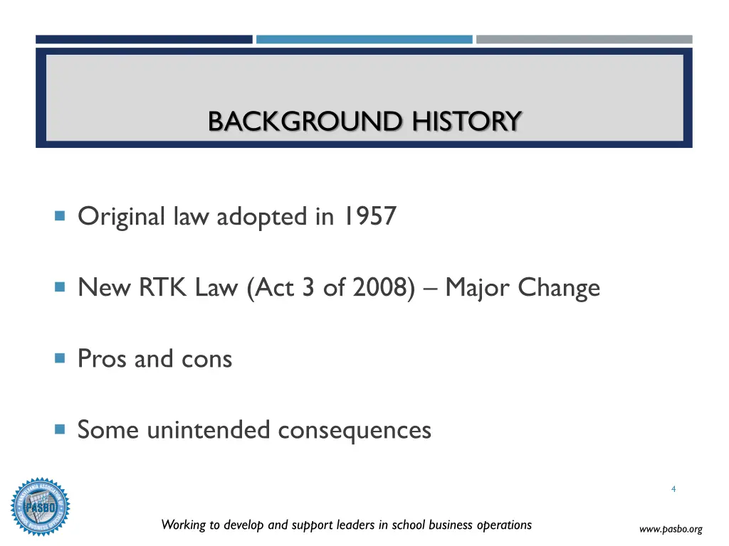 background history
