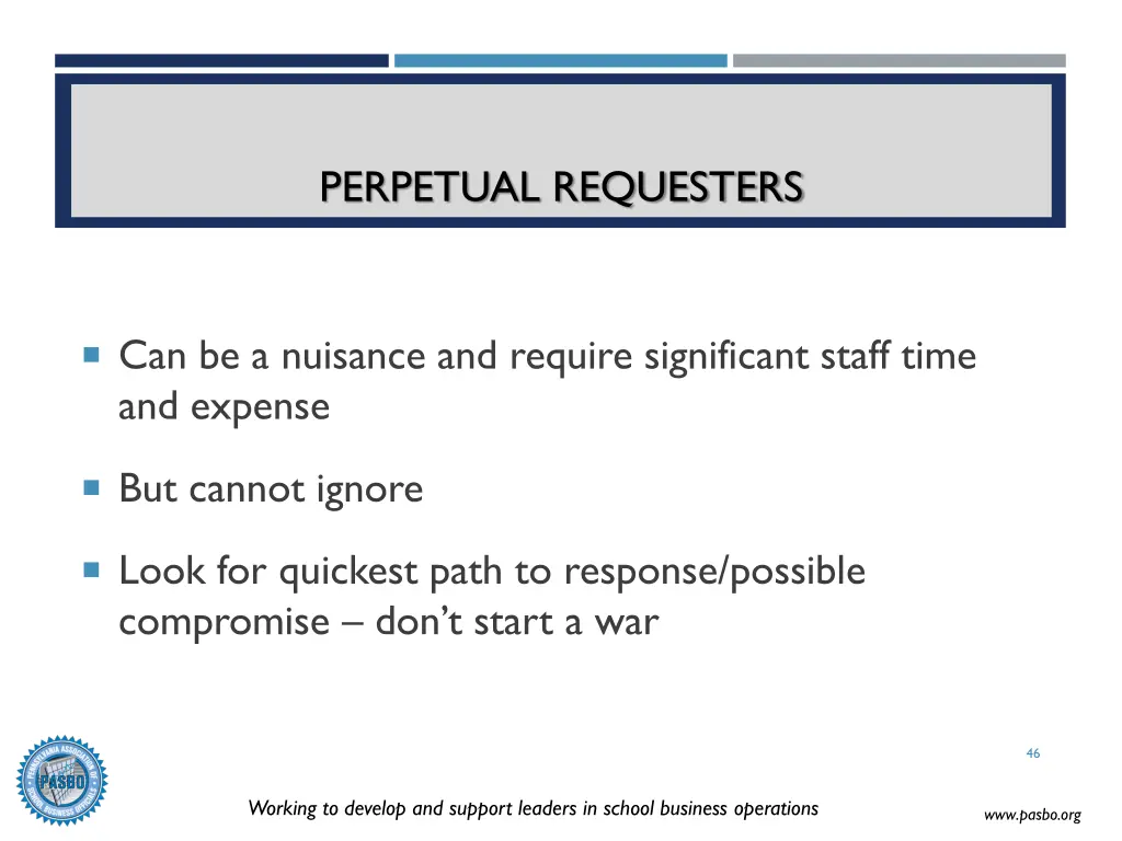 perpetual requesters