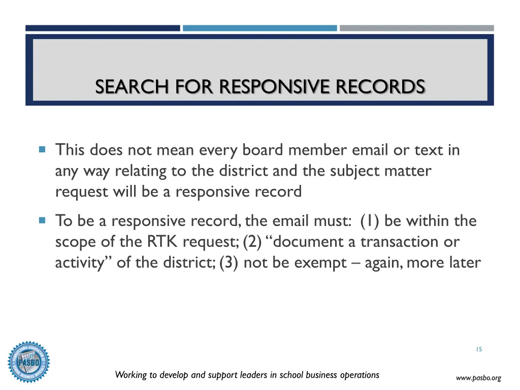 search for responsive records 2