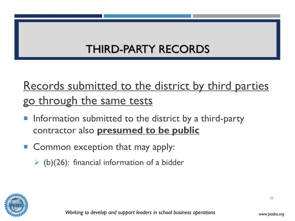 third party records